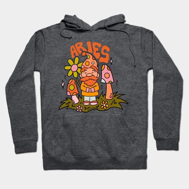 Aries Gnome Hoodie by Doodle by Meg